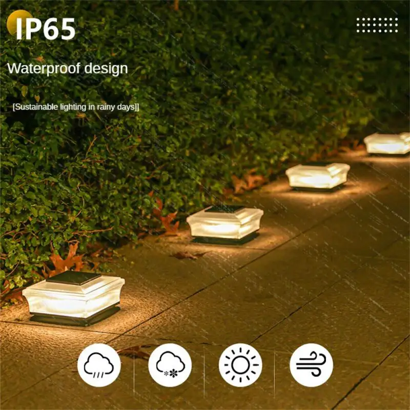 LED trávnik Light Light Windproof solárne nabíjanie jednoduché robustné lampa Body Villa osvetlenie Energia úspory vonkajšie osvetlenie Rainproof