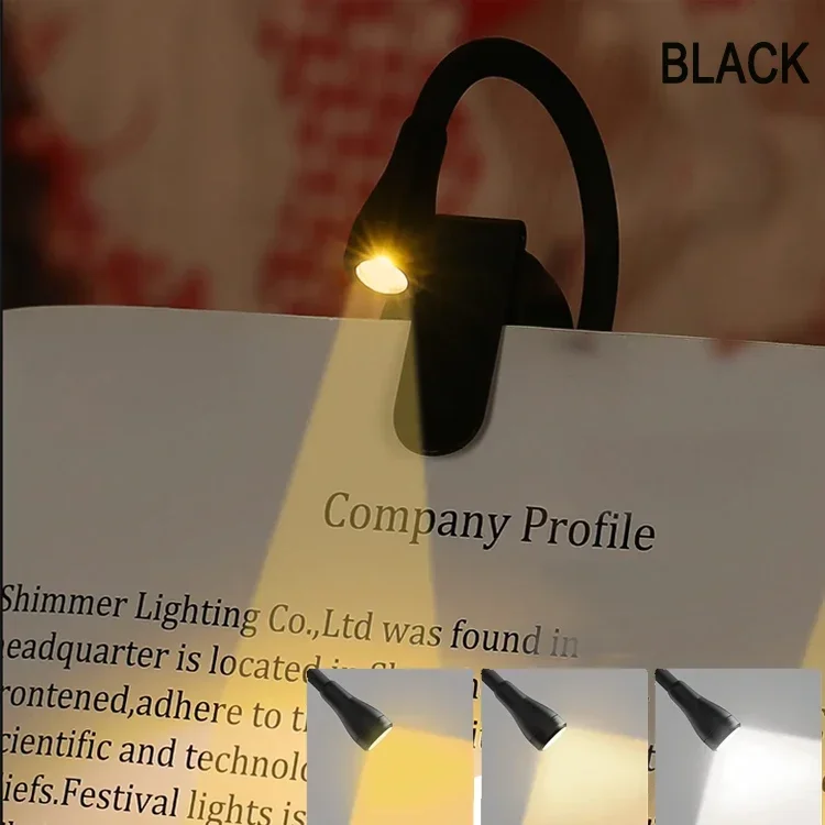 LED USB Svetlo Svetlo stepleszne rozjasňujúce 3 farby knihy Lampa Light Lights Light Light Domáca apliancia Prečítajte