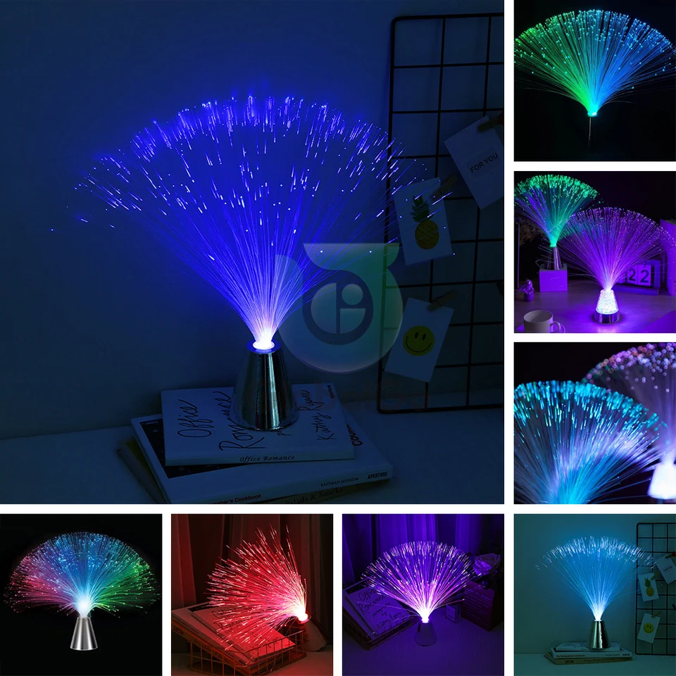 LED vlákna optická lampa Multicolor Star Sky Light pre dovolenku svadobné stredobod z optického vlákna LED nočné osvetlenie LAMP