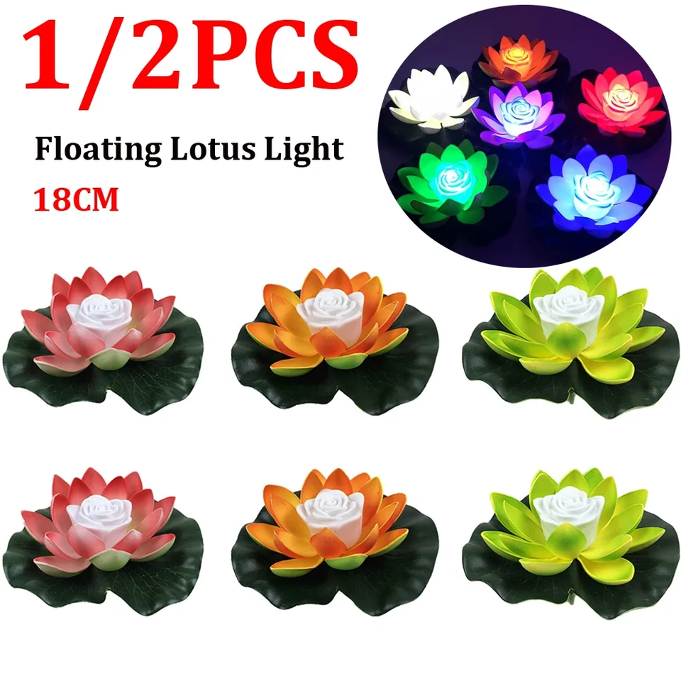LED vodotesné LED nočné svetlo Umelá vodotesná optická batéria Prevádzka Lily Flower Night Lights