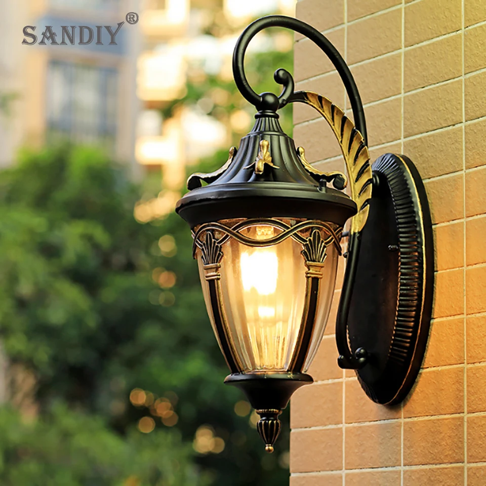 LED vonkajšie osvetlenie miestnosť dekorácie nástenná lampa retro veranda svetlo pre záhradný dom brána terasa vonkajšia svietnika 2W 20W príslušenstva