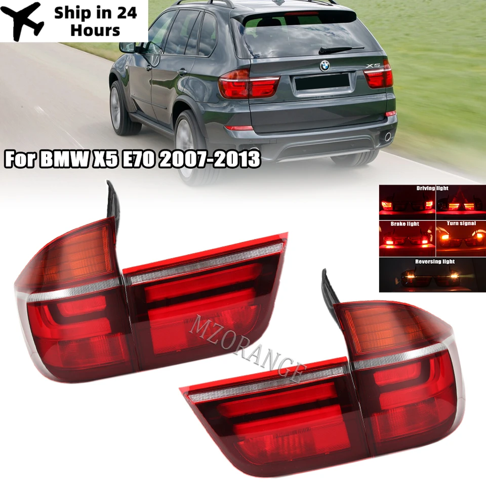 LED zadné brzdové zastavenie zadného svetla pre BMW X5 E70 2007 2008 2009 2010 2010 2011 2012 2013