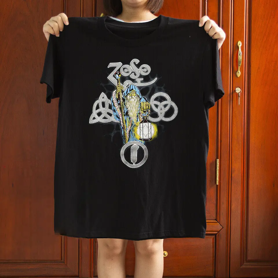 Led-Zeppelin- Zoso Hermit Unisex Tričko S-3XL pre fanúšikov