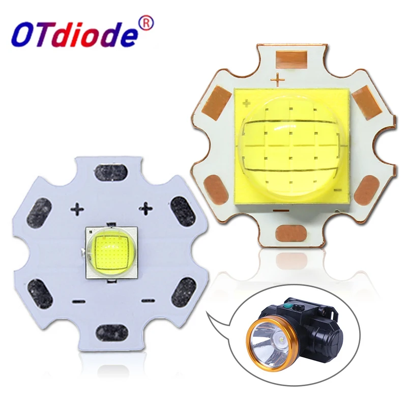 LED čip COB XLM T6 Beads XHP70 XHP90 XHP110 3A6A 9A10A 24A 10W18W24W45W72W DC3-5V DC6-8V DC24V LED pre svetlomet baterky DIY