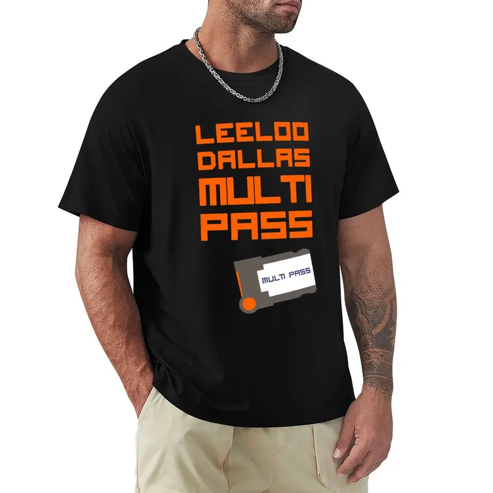 Leeloo Dallas Multipass T-Shirt Customs Design Your Own Lacné veci plus veľkosť oblečenia čierne tričká pre mužov