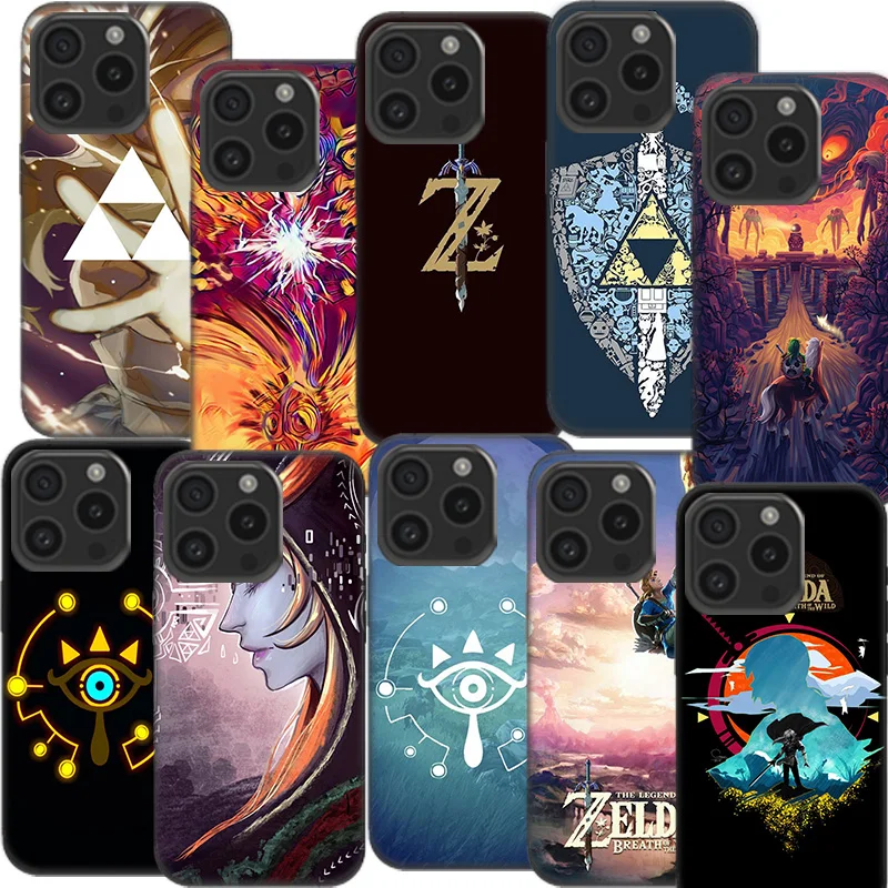 Legend Game of Zelda Clear Palet Pase for Aplee iPhone 12 13 Mini 14+ 15 plus 16 Pro Max Cover 11 Pro Xs Max max Coque Hard PC Cel