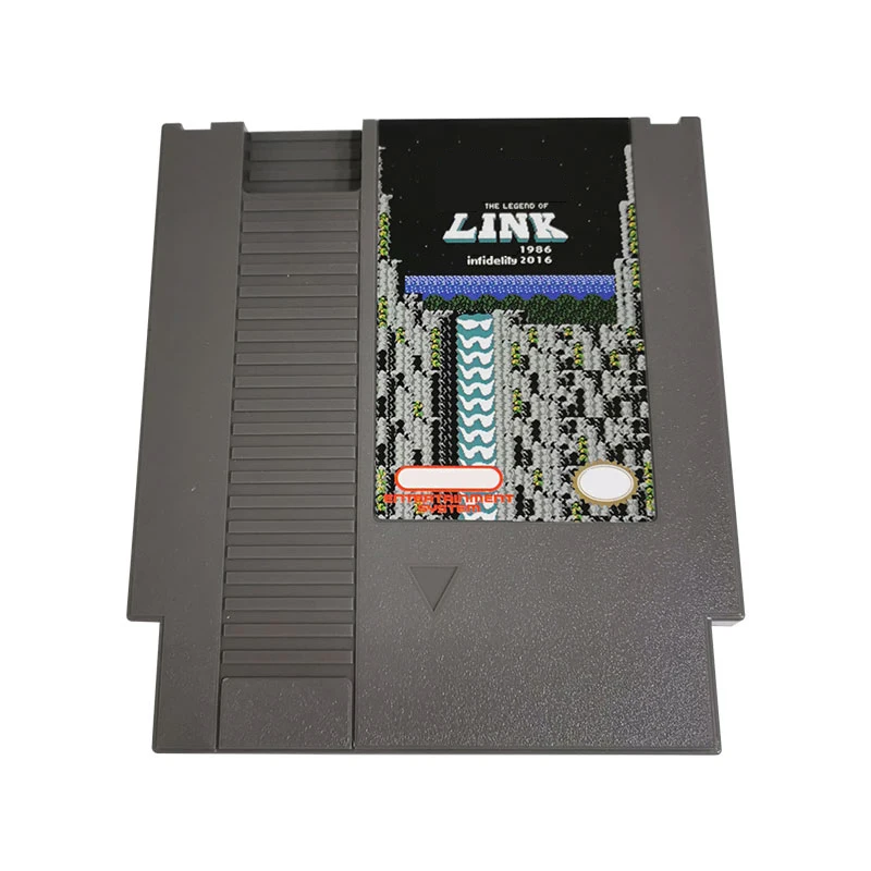 Legenda o linke NES kazety retro klasická karta videohier pre 8 bitovú zábavu Console - angličtina