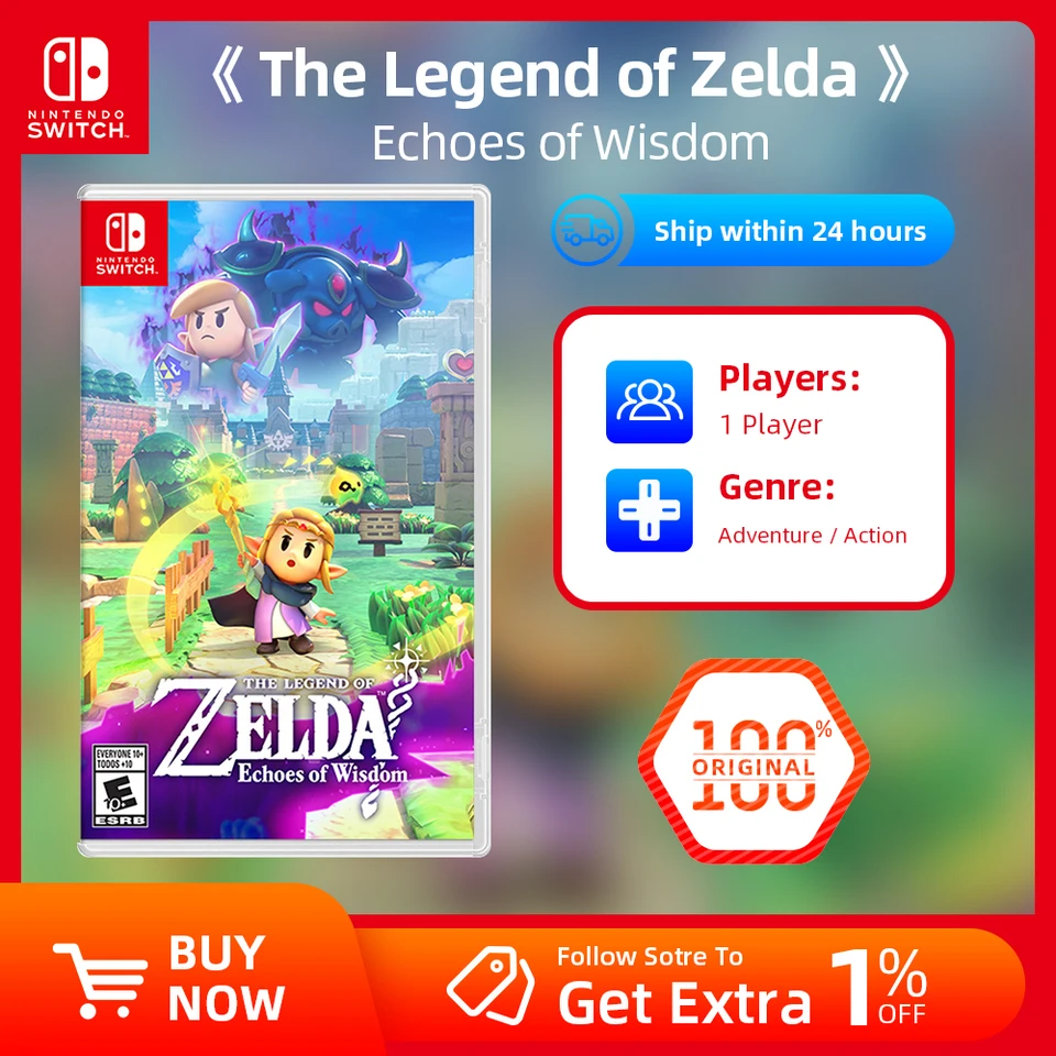 Legenda o Zelda Echoes of Wisdom - pre Nintendo Switch OLED Switch Lite Switch Game Card Fyzická
