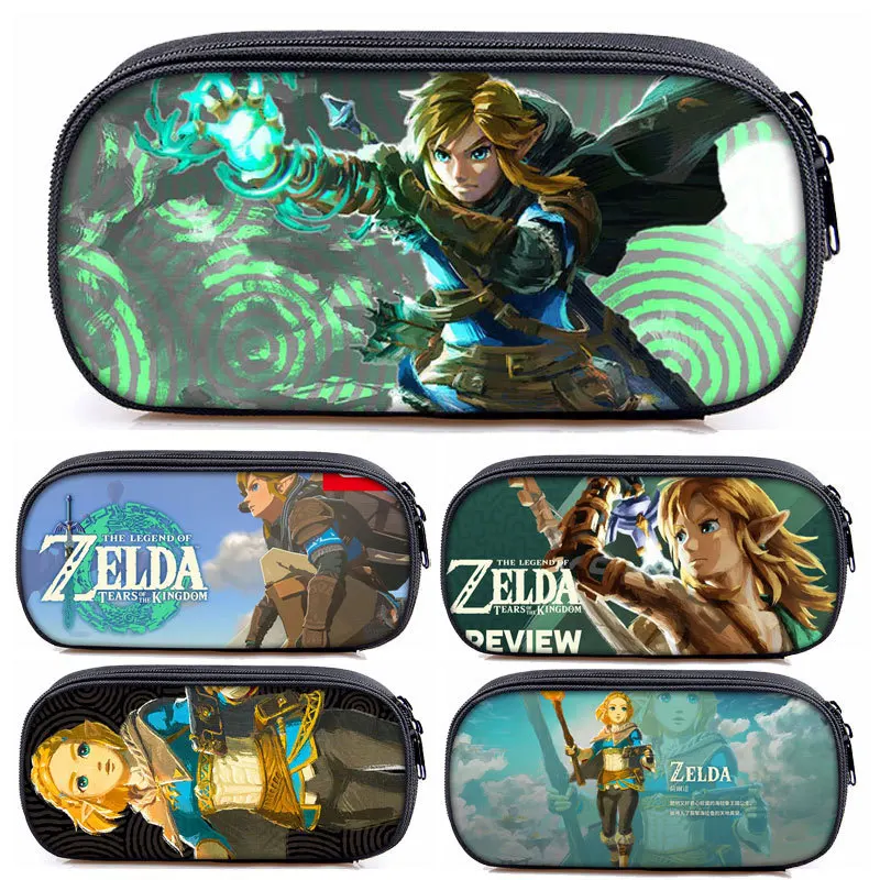 Legenda o Zelda Game Cartoon Pencil Case Case Girl Boy Bag Cencil Box Fashion Pen Piene Pech Carence Trys Dodávateľ Študent pre deti darčeky