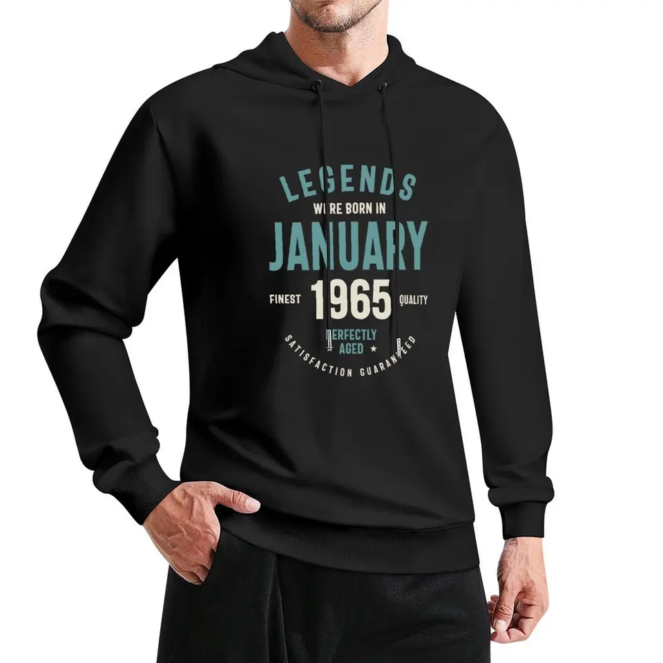 Legendy sa narodili v januári 1965 narodeninový darček pre pulvover mikinu streetwear muži módne muži mikí