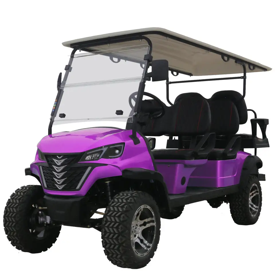 Legálny čínsky golfový košík 48V Club Car Elektrické úžitkové vozidlo 2 6 Seater Custom Luxury Body & Seat Farba Off-Road vozidlo