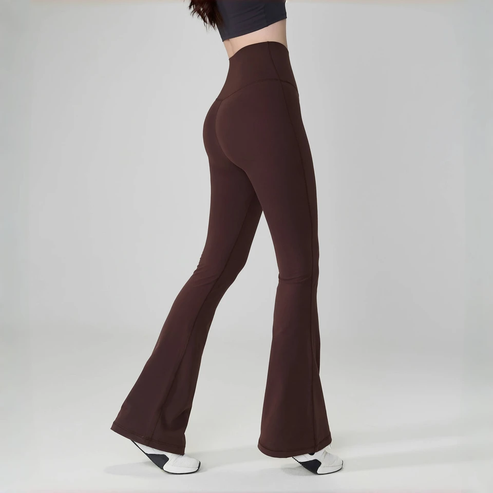 Legíny s vysokým pásom Flare Leggings Ženy Zadarmo veľkosť jogy nohavice s vysokým pásom široké nohavice Dámske telocvičňa Šport Prispce tanečné nohavice