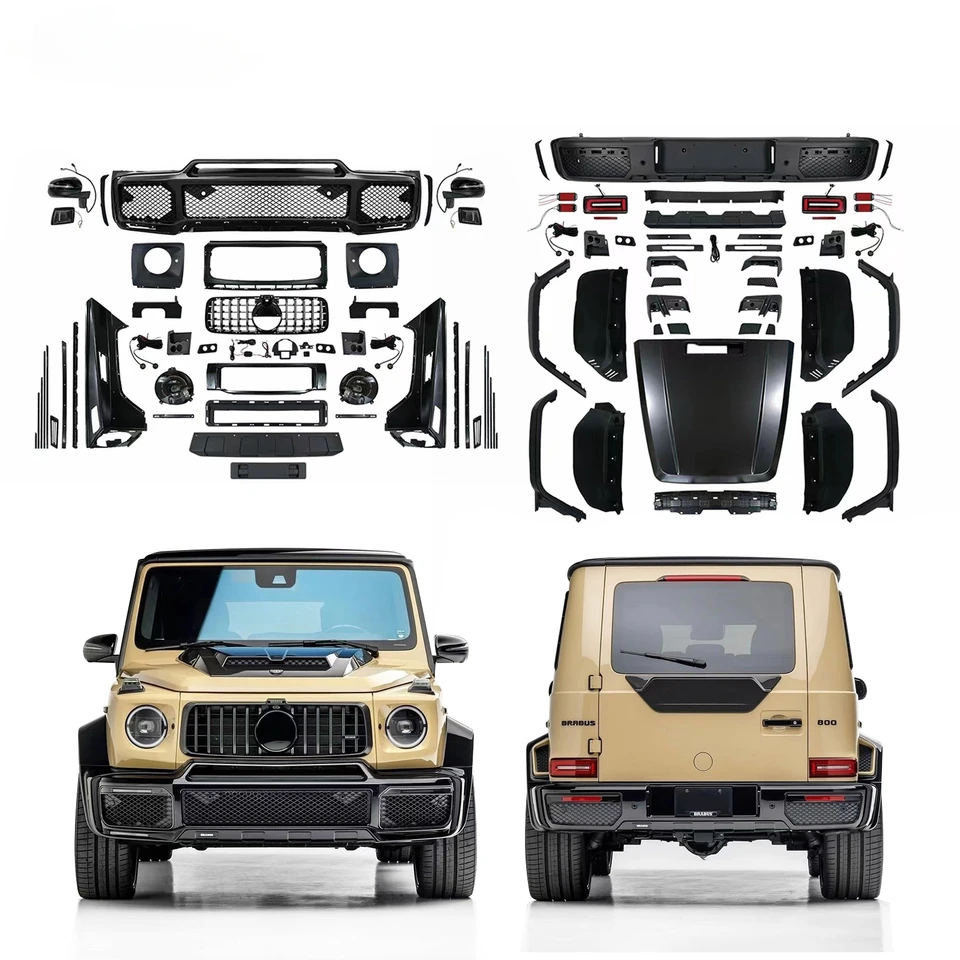 Leishuo Auto Parts W463 Body Body Kit pre Mercedes Benz G Trieda W463 04-18 Inovácia na nový G63 G65 AMG/BRA-BUS 2019+