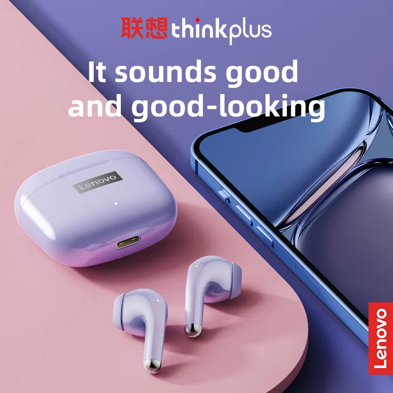 Lenovo LP40 PRO TWS Bluetooth 5.1 Rýchle pripojte slúchadlá Ergonomické dizajnové slúchadlá Výkonná prenosová rýchlosť náhlavnej súpravy