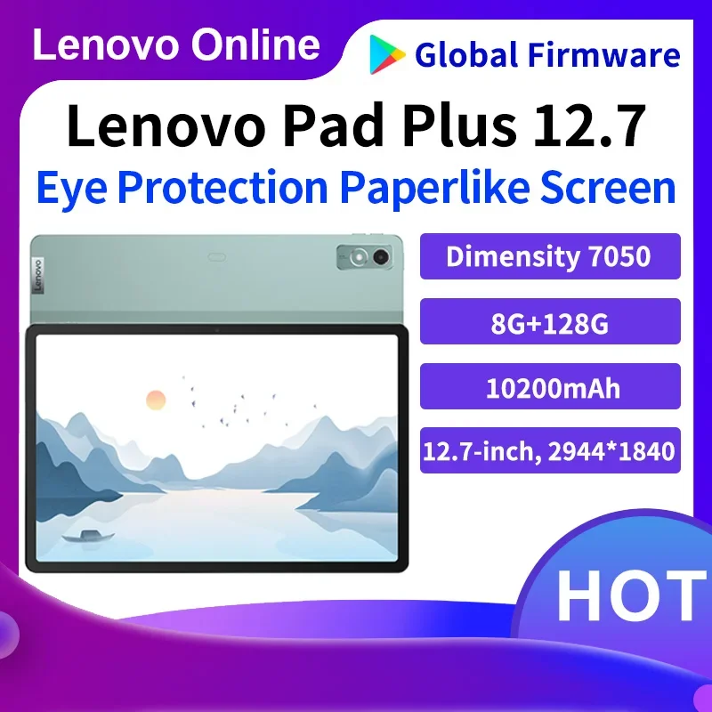 Lenovo Tab P12 K12 Pad Plus Plus 12.7 Matte Display Pro 2023 Svetlá obrazovka Android Tablet Sledovanie videa 60 Hz Originálne okta Core