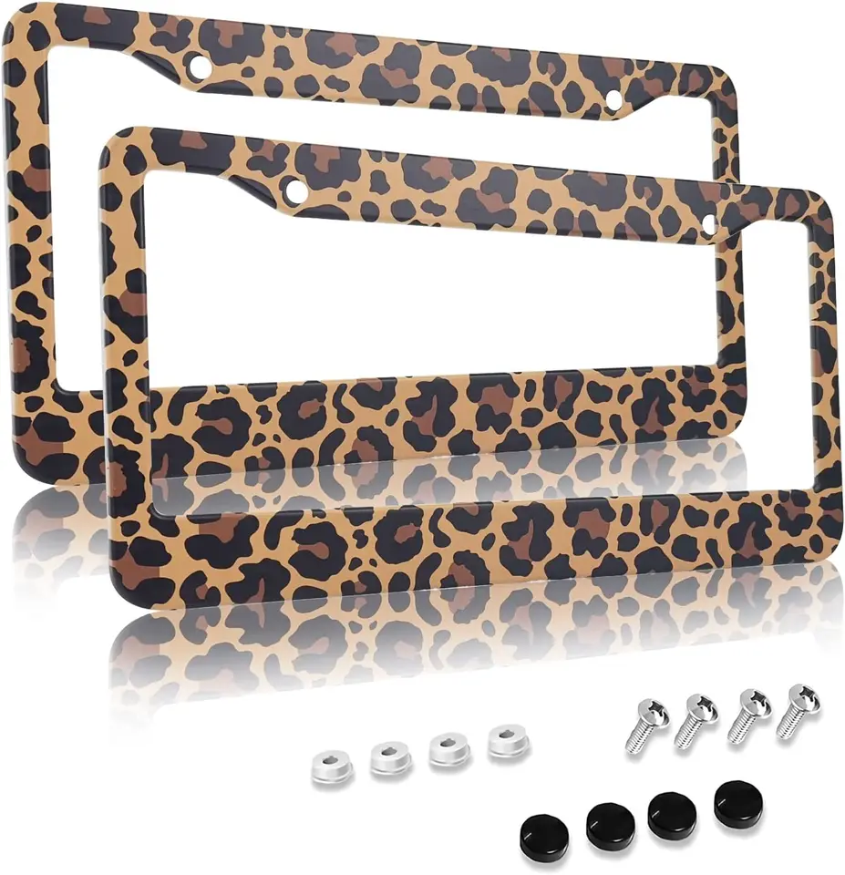 Leopard gepard tlačia poznávacie značky kryty kryty automobilových značiek držiak na autá Doplnky