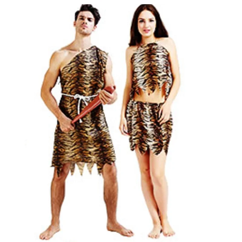 Leopard Savage Caveman Croods Flintstones Primitívne sexy indické oblečenie kostým karneval halloween kostýmy pre mužov