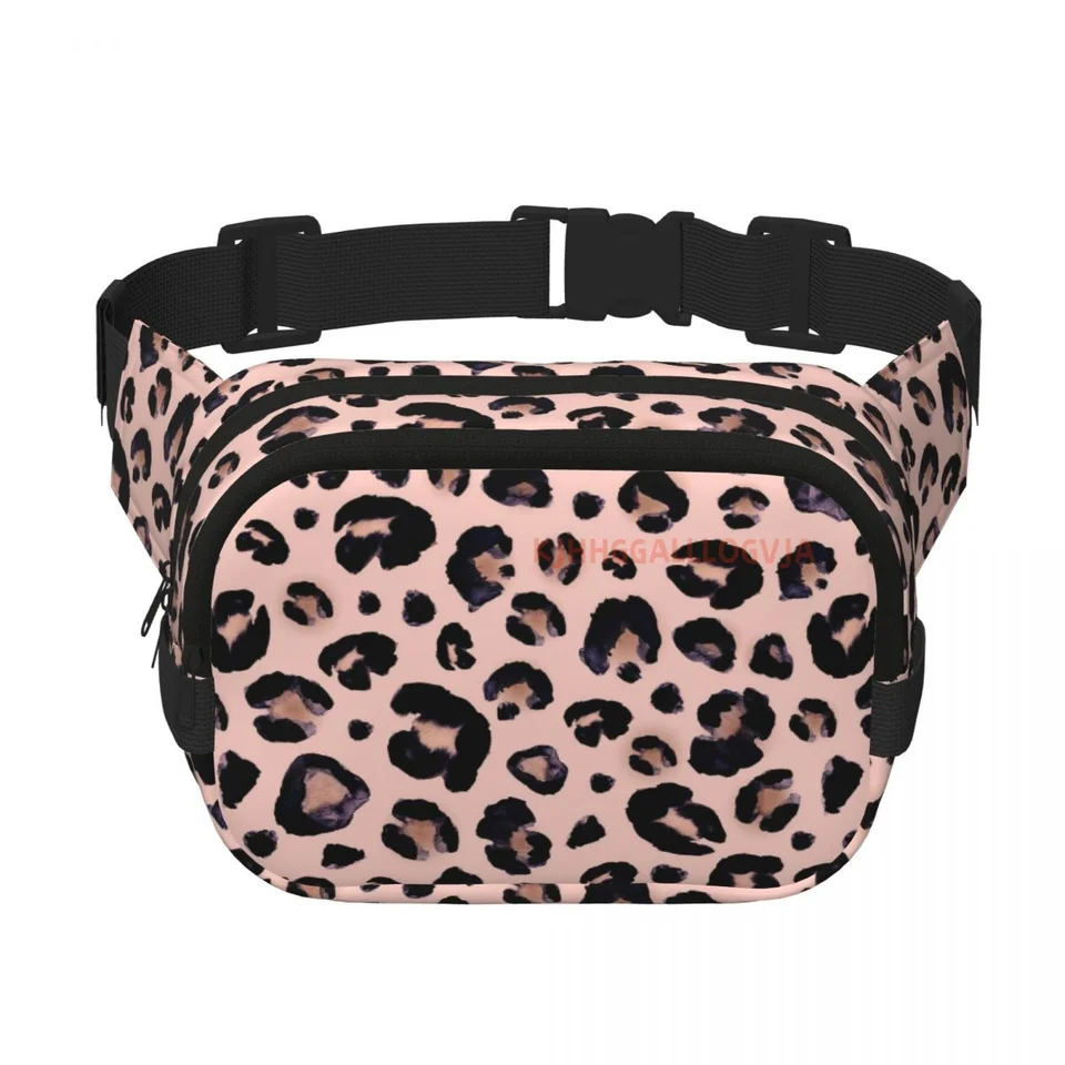 Leopard Trendy Pack Crossbod Square s dvojvrstvou v kabelke a cvičebnom príslušenstve