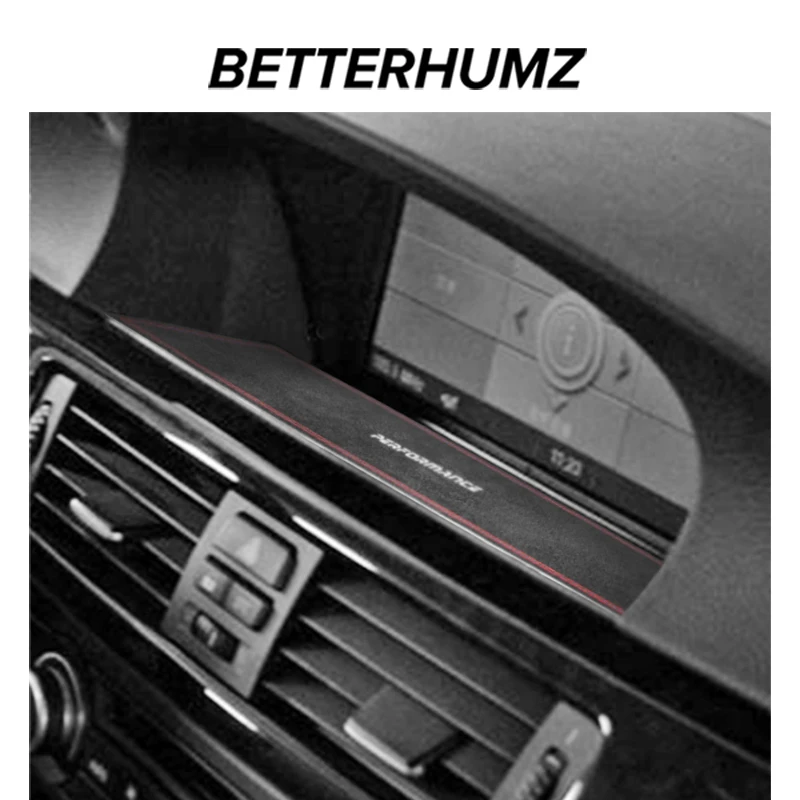 Lepšie humánny pre BMW E92 E90 E93 Series 3 vyrobený z panela Dashboard Alcantara Dashboard Panel Anti-Dust Pad Trim Sticker Car Interiér