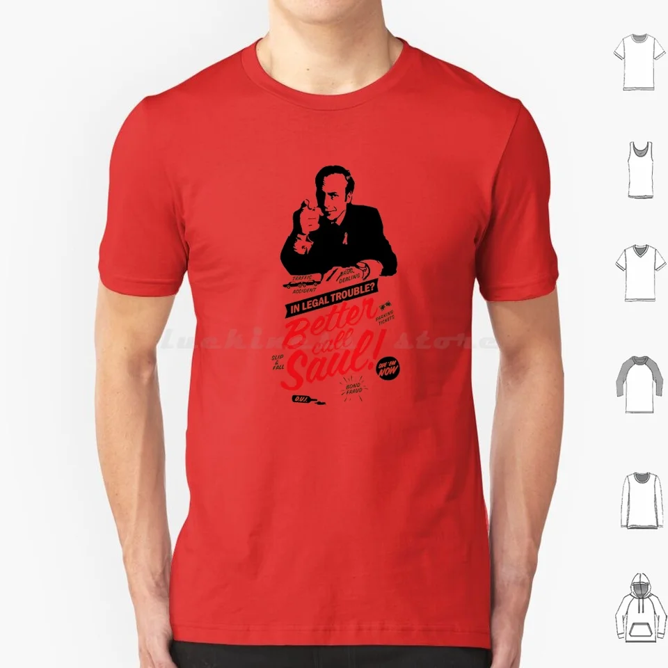Lepšie zavolajte Saul Goodman T Trišt 6xl Cotton Cool Tee Better Call Saul Saul Goodman právnik právnickej právnickej právniky vtipné televízne programy