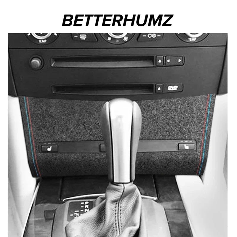 Lepšiehumz pre BMW Series 5 E60 2004-2009 Centrum Console Console Storage Box Dad Tin