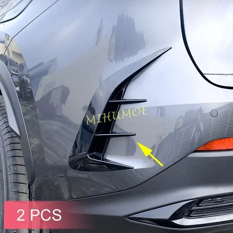 Lesklý čierny zadný nárazník Air Blade Čepeľový kryt krycí