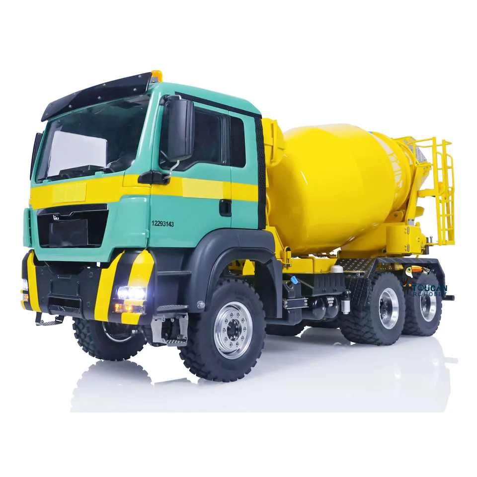 LESU 1/14 RC Mixer Truck 6x6 Maľované diaľkové ovládacie ovládanie miešanie nákladného automobilu Maľované HOTY HOLY SVETOVÉHO ZVLÁDKY PRE BOY TH21650-SMT8