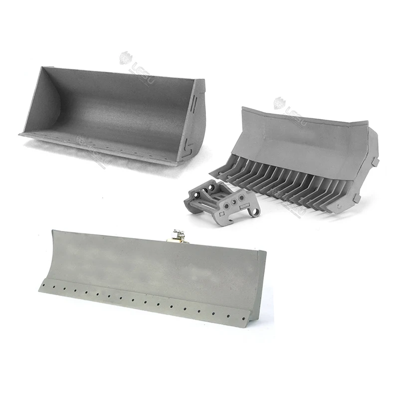 Lesu Metal Lapet Bucket Dozer Blade pre 1/14 RC Loader Hydraulická šmykľavka Steer DIY model Model Hray Upgraded Parts LT5 LT5H TH19131