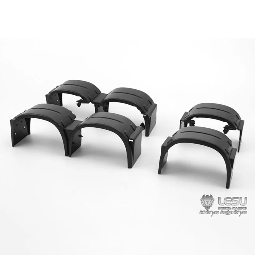 Lesu Plast Mudguard pre Tamiyaya 1/14 MAN 3AXLES 6*6 6*4 RC Tractor Truck Model diaľkové ovládacie hračky TARSKORY TH08069
