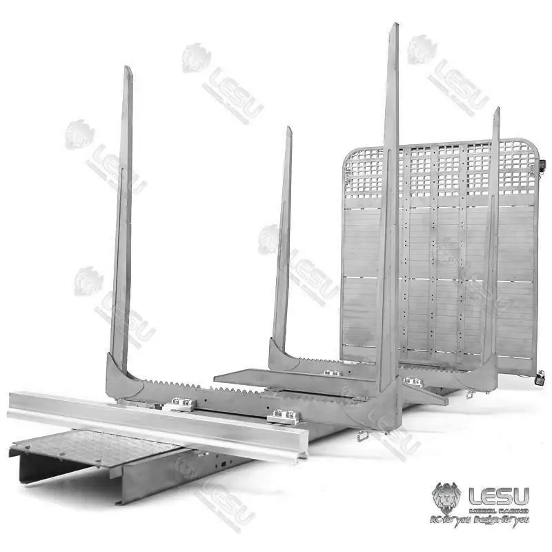 LESU RC Parrts kovové svetlá s plochým prívesom pre Tamiyaya 1/14 RC Tractor Truck F16 Autá diaľkových ovládacích vozidiel pre dospelých model TH16377