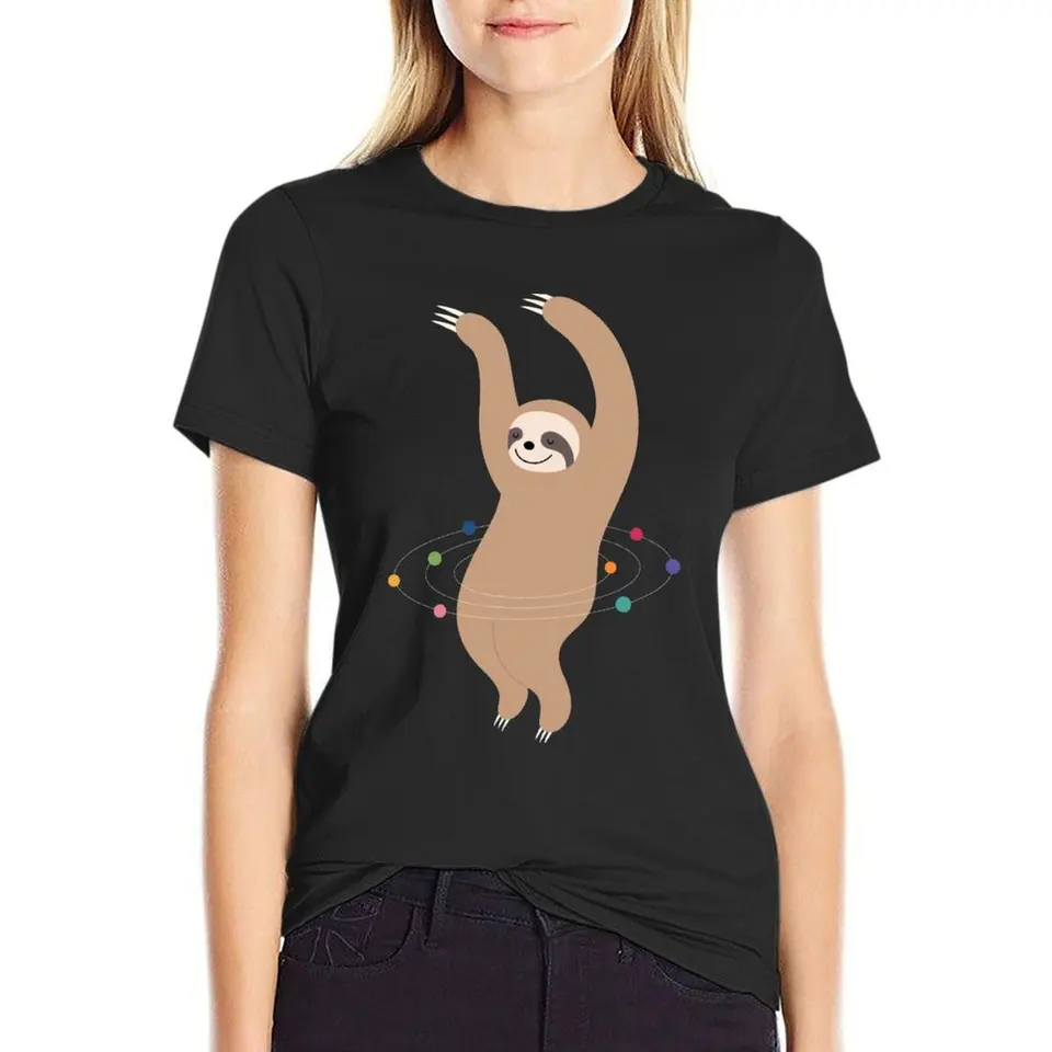 Letectvo Galaxy Tričko anime kórejské móda letné letné top s krátkym rukávom tričká pre ženy pre ženy voľné fit