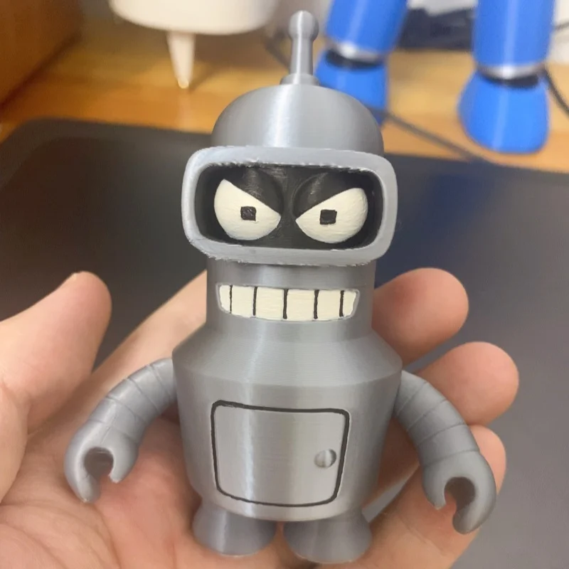 Leting Out Budúce animácie Q-edície bander ručne vyrábaný futurama Bender Action Figure Figure Hračky