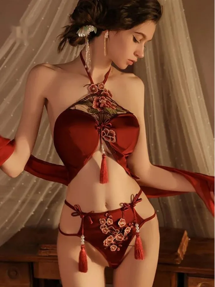 Letná móda dámske oblečenie závesný krk v štýle šnurovania pletivého šál Shawl Vyšívaný vzor etnický štýl Sexy tesná kombinéza 2c7x