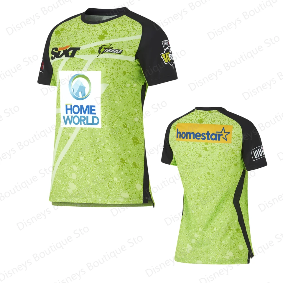 Letné austrálske bbl Sydney Thunder Jersey domorodý výcvik BBL Jersey Uniforma pre dospelých a deti priedušné oblečenie tričiek