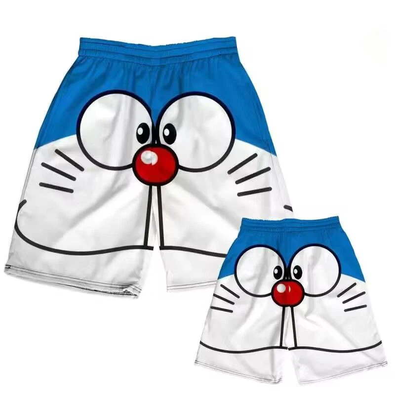 Letné deti doraemon tlačené kraťas