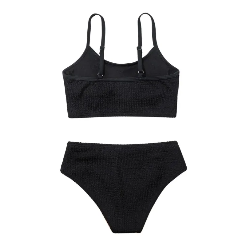 Letné detské dievčenské módy Móda Split Bikini Plavky dvojdielne set
