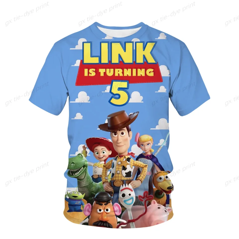 Letné detské tričko módne bzučanie Lightyear Girls Tričko s krátkym rukávom Boys Top Toy Story Story Príležitostné oblečenie