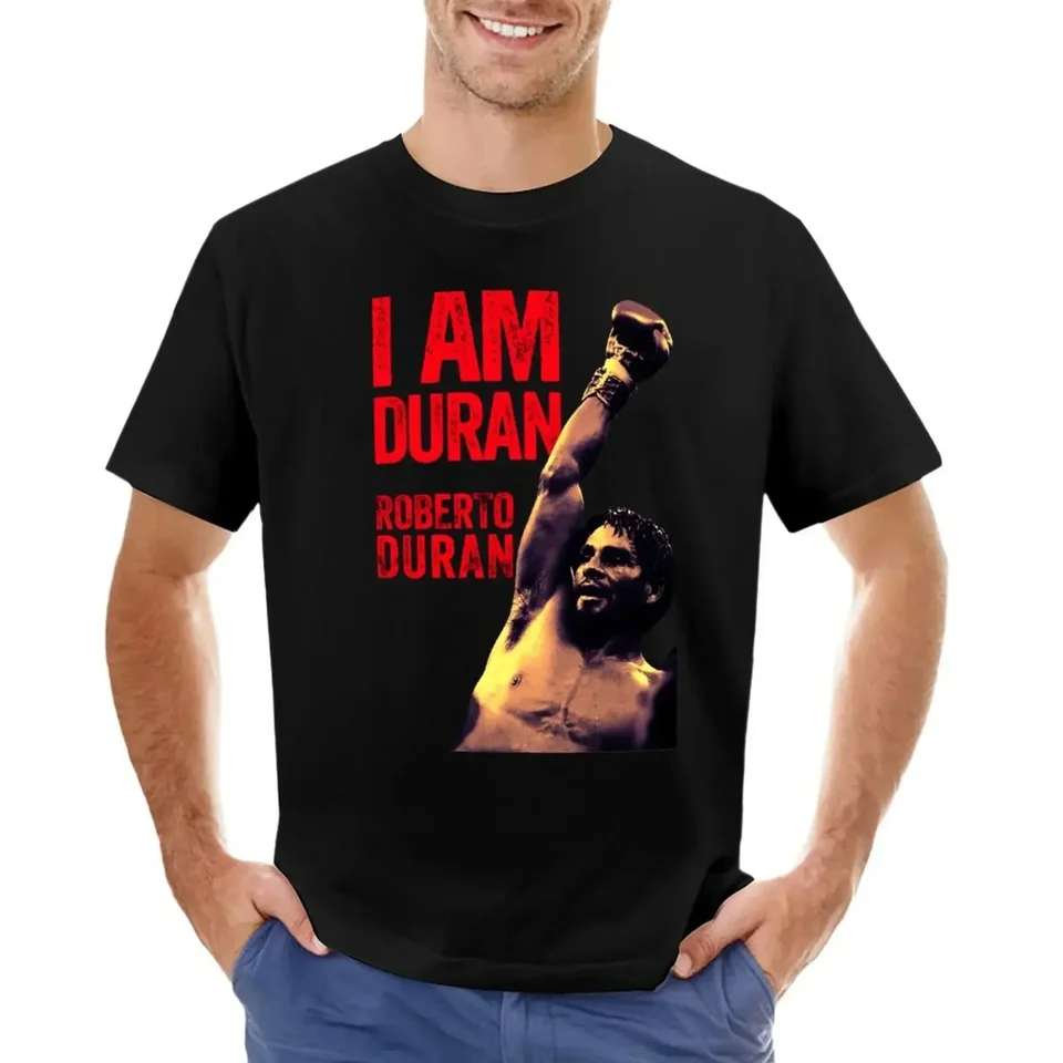 Letné oblečenie Men Clothings Roberto Duran Tričko Estetické oblečenie Hippie oblečenie prispôsobené nadmerne veľkým grafickým mužom oblečenie