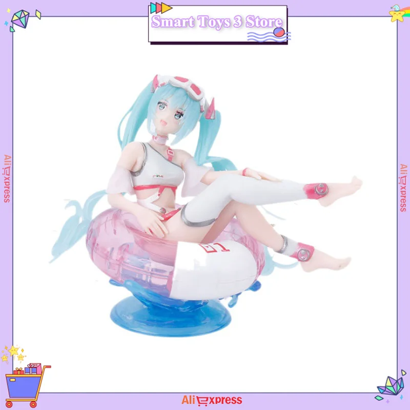 Letné plavky ilyina plávajúce kruh Hatsune Miku Beauty Girl GK Model Cartoon Cutoon Cutoen Detodor Darček anime periférne