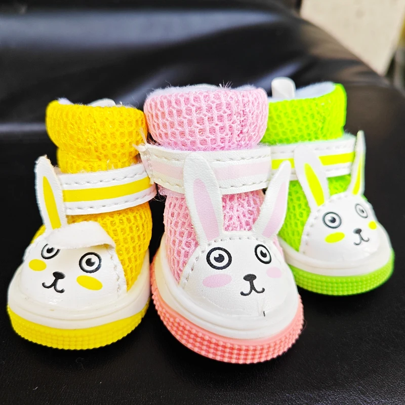 Letné predajné predajné psie psie topánky roztomilé medvede šteniatko kufre vonkajšie jazvečkové tenisky Teddy Small Animal Cat Supplies
