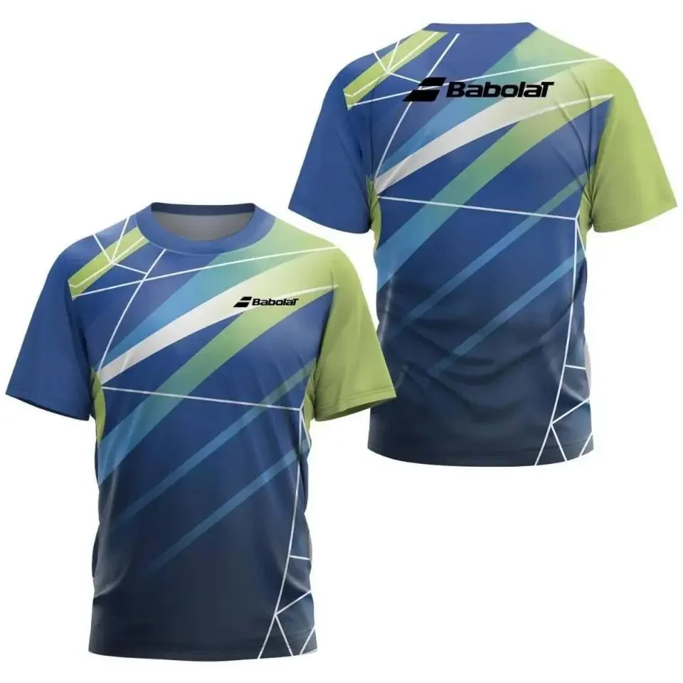Letné priedušné rýchle sušenie tričko Badminton Uniforma dospelých Dieťa Krátke rukávy Športové topánky Tees Muž móda neformálne streetwear