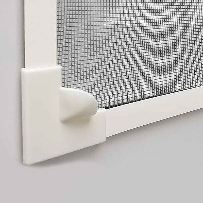 Letné samolepiace magnetické okenné príslušenstvo Rohový rám PVC, neviditeľný, magnetické sanie, dôkaz komárov, sieť ， DIY
