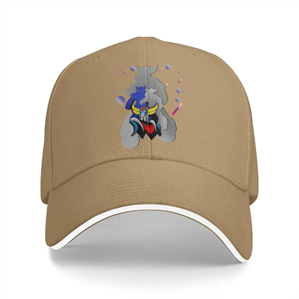 Letné čiapka Slnko Grendizer Goldorak UFO Robot Grenker Hip Hop Caps UFO Robot Grandrake Grenker Anime vrchol klobúkov