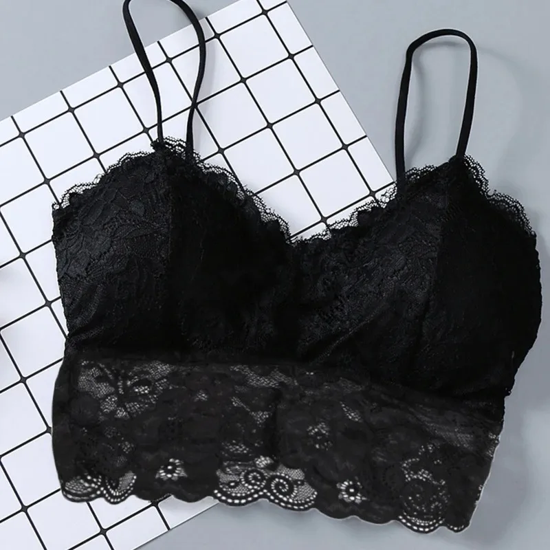 Letné ženy čipky sexy top slnečné rukávy bez rukávov Tops Polded Bralett Bratter Bustier Zipper Back Clup Crop Tank Lingerie женское белье