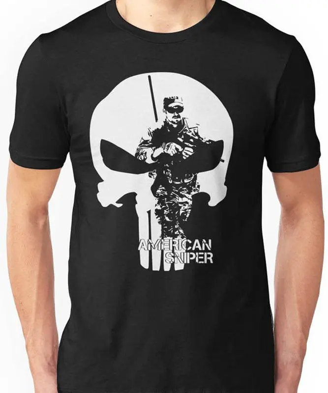 Letný módny predaj Men O-Neck T košeľa The Devil of Ramadi Chris Kyle American Sniper Tripre S-3xl Nové tričko
