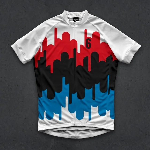 Letný pánsky cyklistický dres Twin Six Rýchle suchý suchý rukáv MTB Cyklistické oblečenie Ropa Maillot Ciclismo Mtb Racing Bicycle Clothess oblečenie