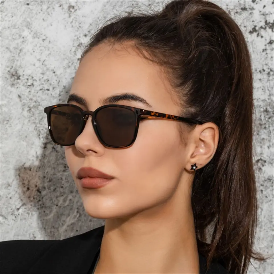 Letný trend retro mužov štvorcové slnečné okuliare Retro slnečné okuliare Shades Slnečné okuliare pre ženy