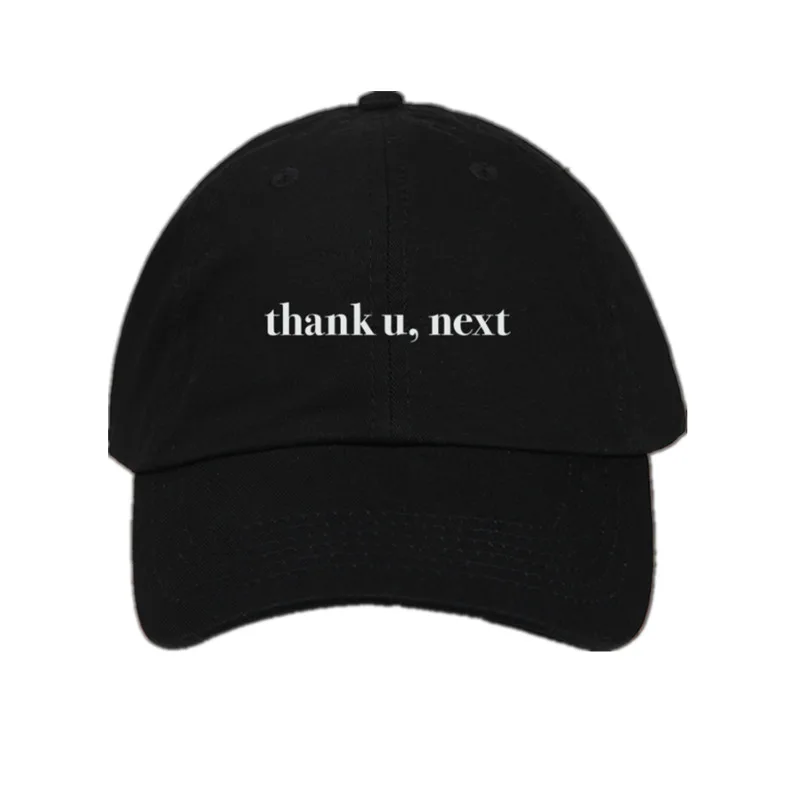 Lety ďakujem u, ďalšie baseballové čiapky Ariana Grande vyšívací otec Dad Hat Unisex Women Man Hats Najnovší album Snapback