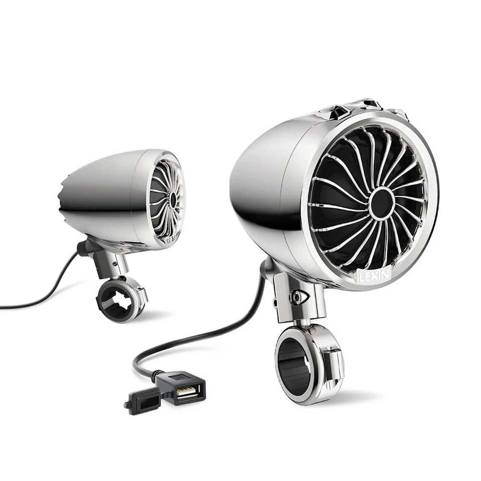 Lexin LX-Q3 Super Music Audio Player s FM Radio Tuner Bluetooth reproduktory pre vodotesné prenosné stereo motocykla