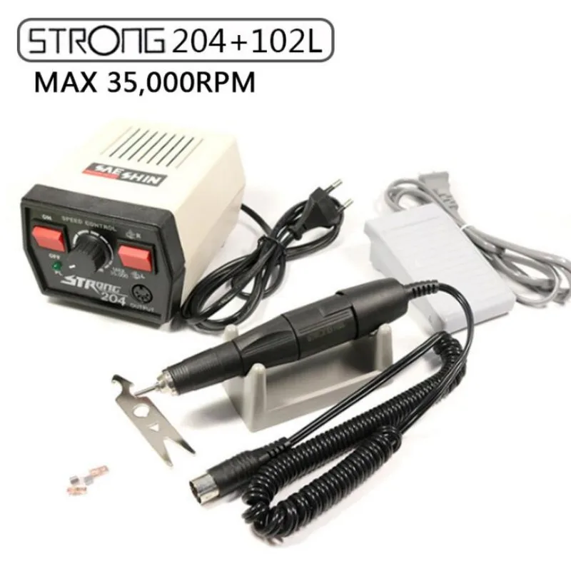 leštenie šperkov Micromotor Strong 210 204 Kórea Mikromotor Goldsmith Tools Graver 102 Nástrojové leštenie umeleckých nástrojov Nové